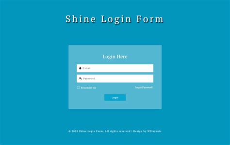 shine log in